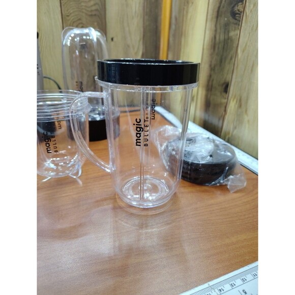 Magic Bullet 250w Mixer Blender Motor Lid Blade cups Tested MB1001B - Picture 8 of 11